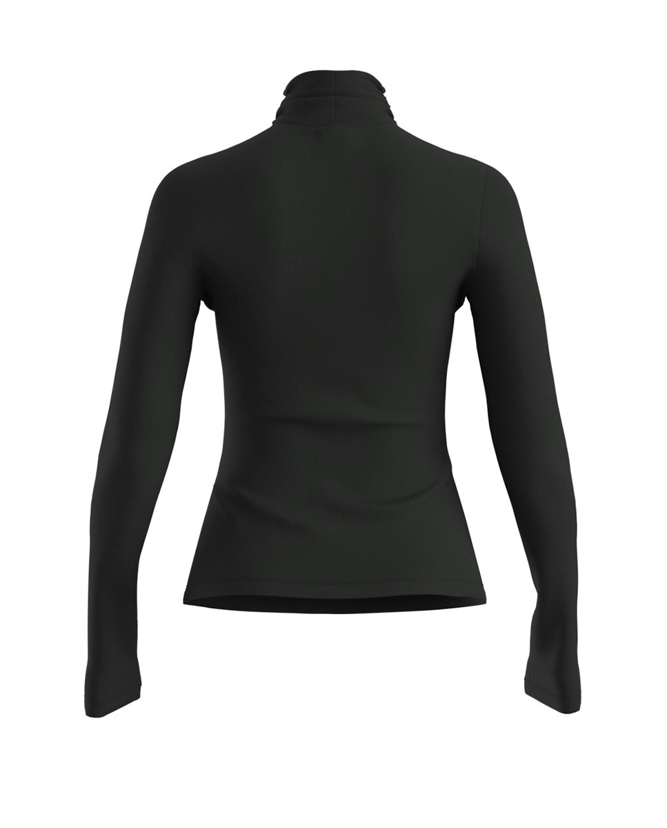 Imagen 2 de Camiseta de mujer slim de manga larga - Boss - Negro Negro