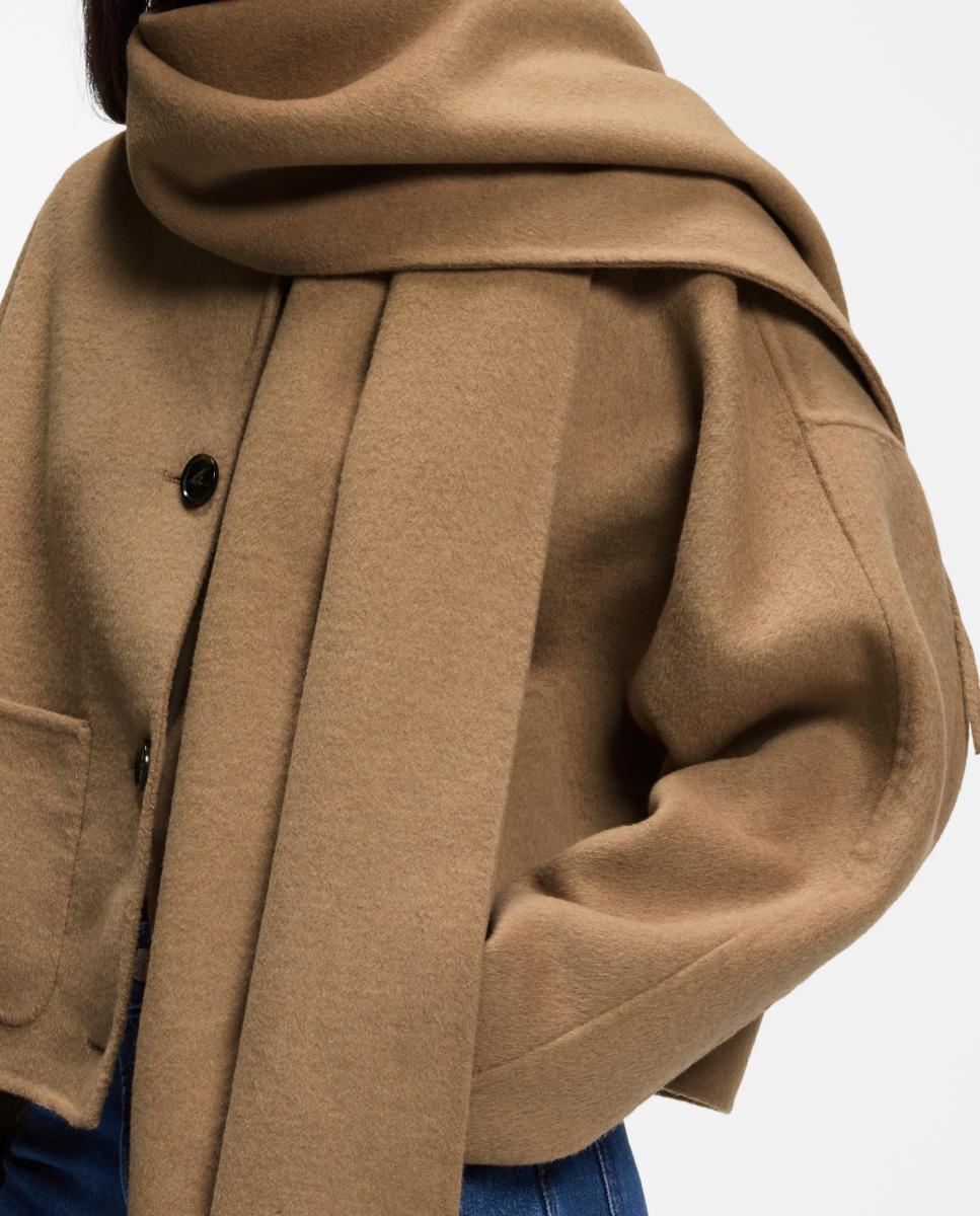 Abrigo de mujer oversize manga larga - Boss - Teja Teja-3