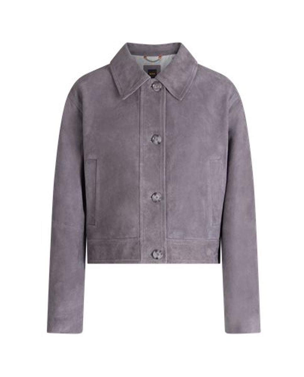 Imagem 0 de Blusão em Pele de Cabra com Manga Comprida