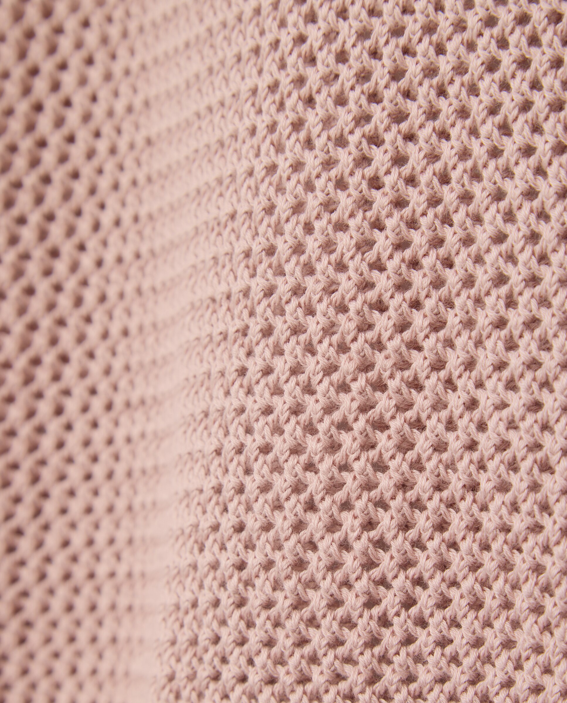 Camisola de malha com manga curta Rosa-5