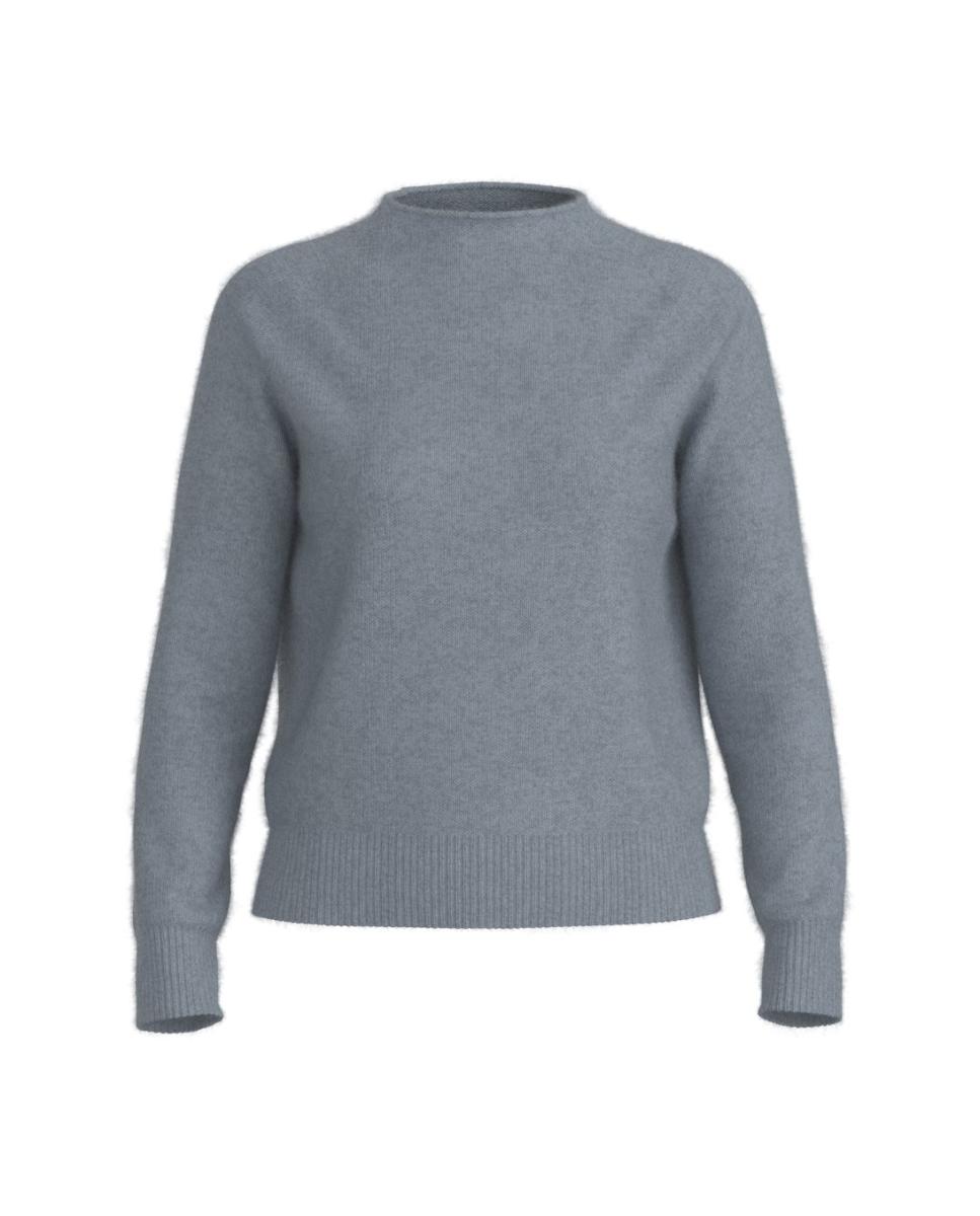 Imagen 1 de Jersey de mujer relaxed manga larga - Boss - Gris Gris