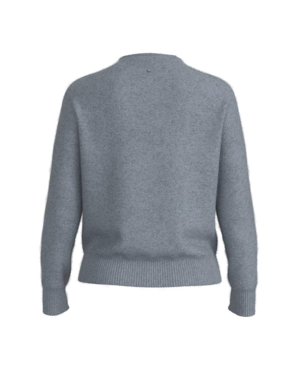 Imagen 2 de Jersey de mujer relaxed manga larga - Boss - Gris Gris