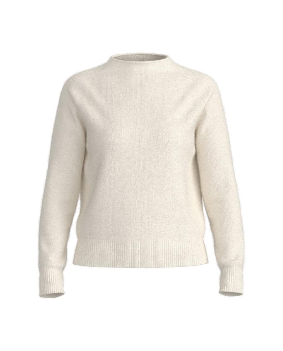Imagen 1 de Jersey de mujer relaxed manga larga - Boss - Blanco Blanco