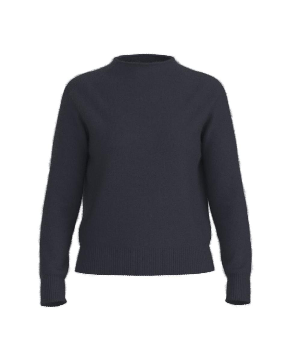 Imagen 1 de Jersey de mujer relaxed manga larga - Boss - Azul marino Azul marino