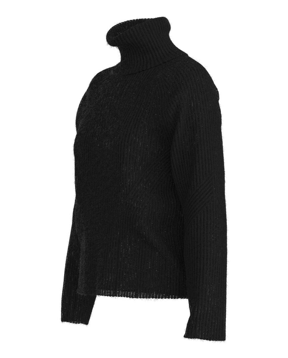 Imagen 3 de Jersey de mujer regular manga larga - Boss - Negro Negro