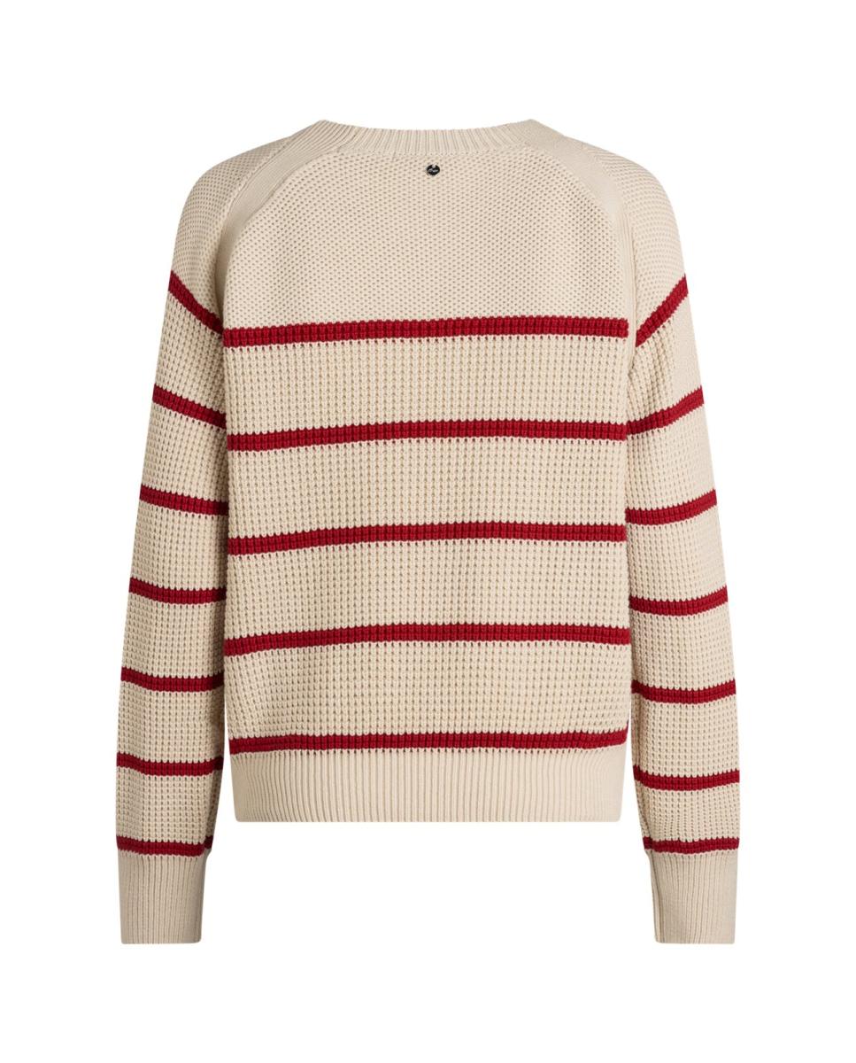 Imagen 2 de Jersey de mujer relaxed manga larga - Boss - Multicolor Multicolor
