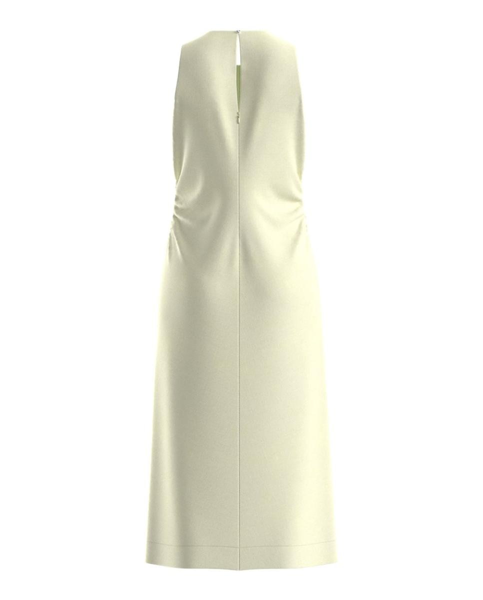 Vestido midi de alças Verde-2