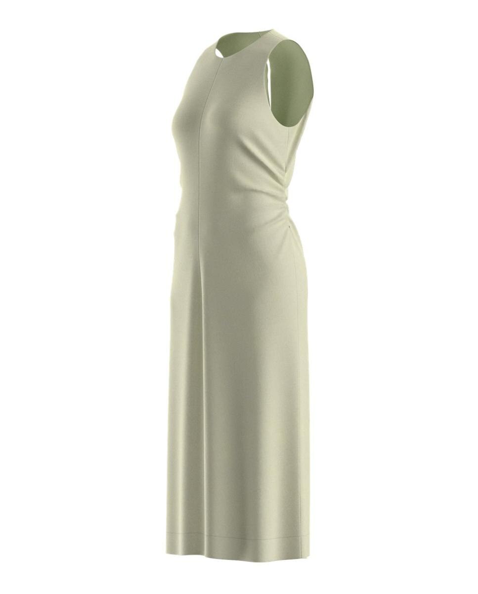Vestido midi de alças Verde-3