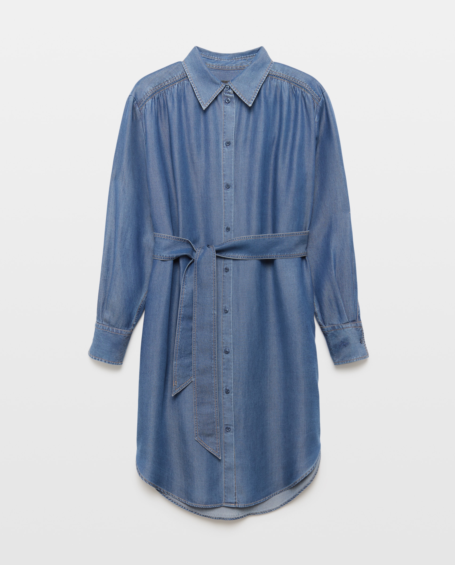 Vestido mini Azul-4