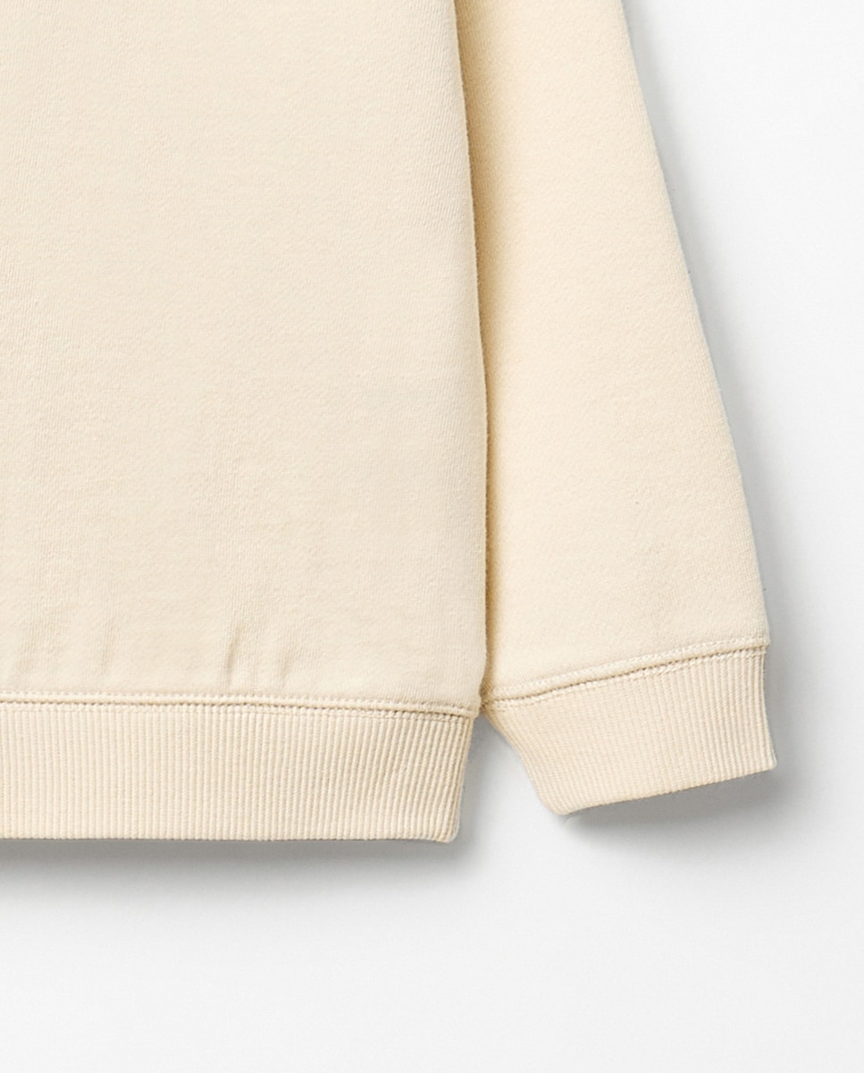 Conjunto Bicolor sem Capuz Sfera Branco-marfim-4