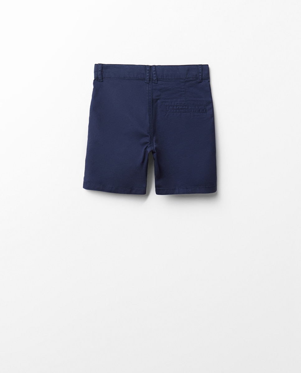Bermudas Chino Básicas Marinho-4