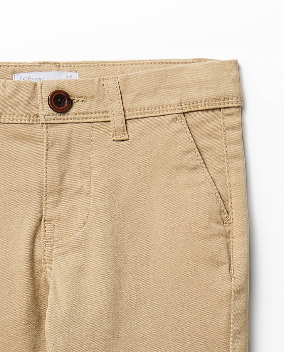 Pantalón chino básico - Sfera - 730 Camel 730 Camel-3