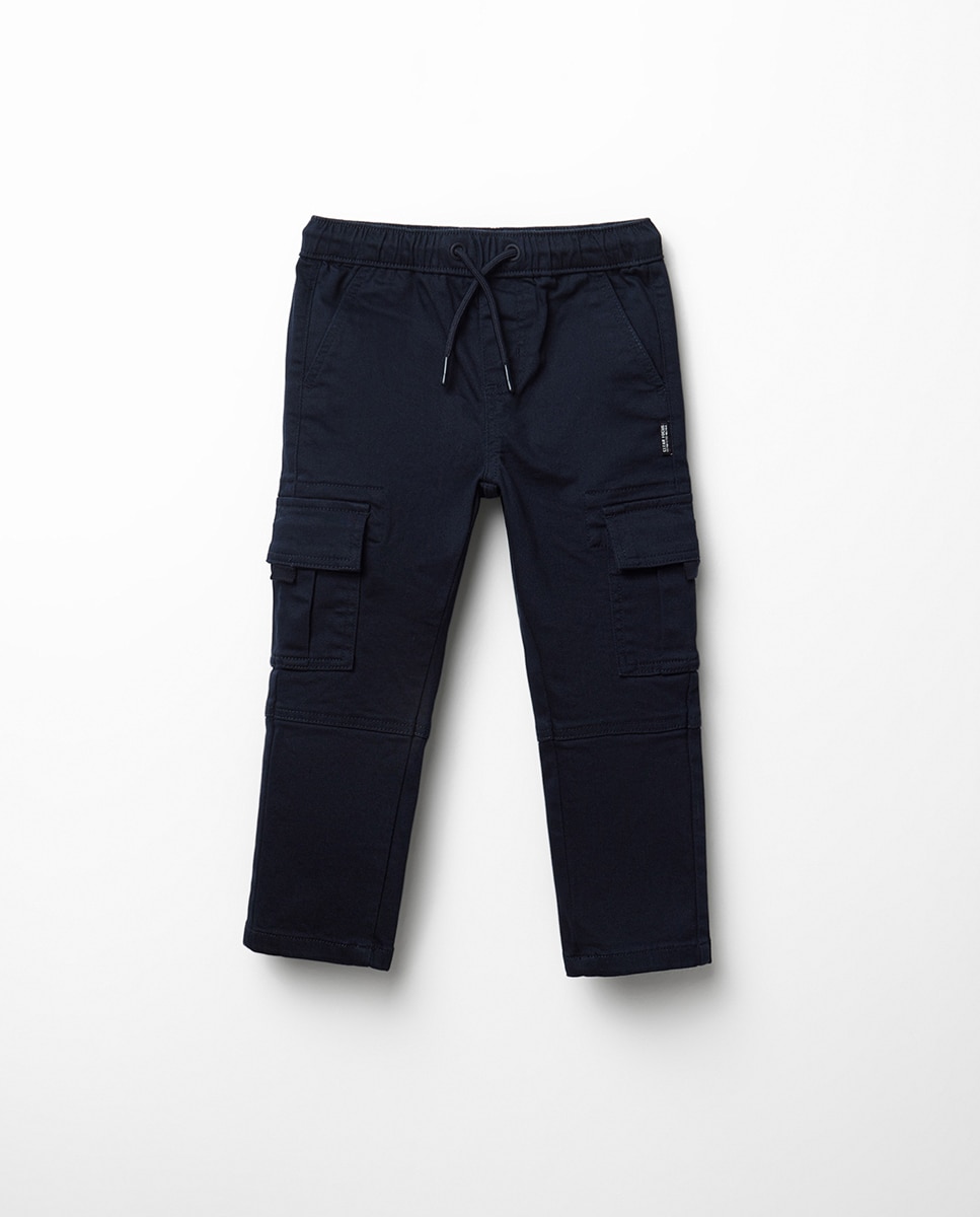 Pantalón cargo - Sfera - Azul marino Azul marino-3