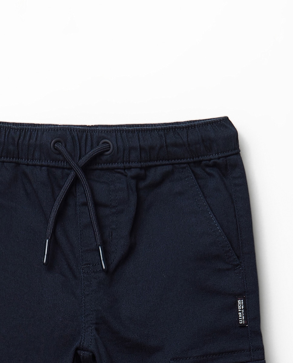 Pantalón cargo - Sfera - Azul marino Azul marino-4