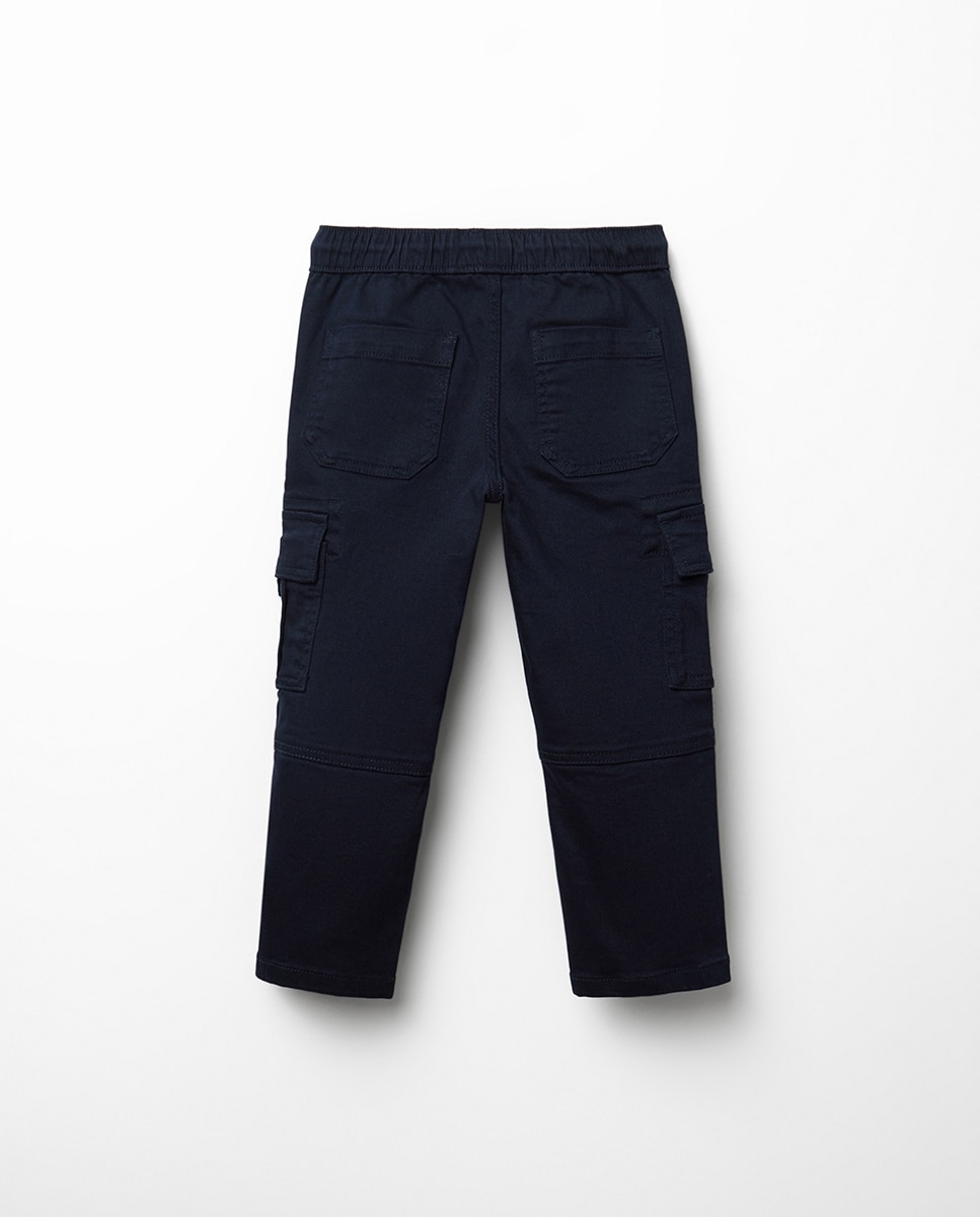 Pantalón cargo - Sfera - Azul marino Azul marino-5