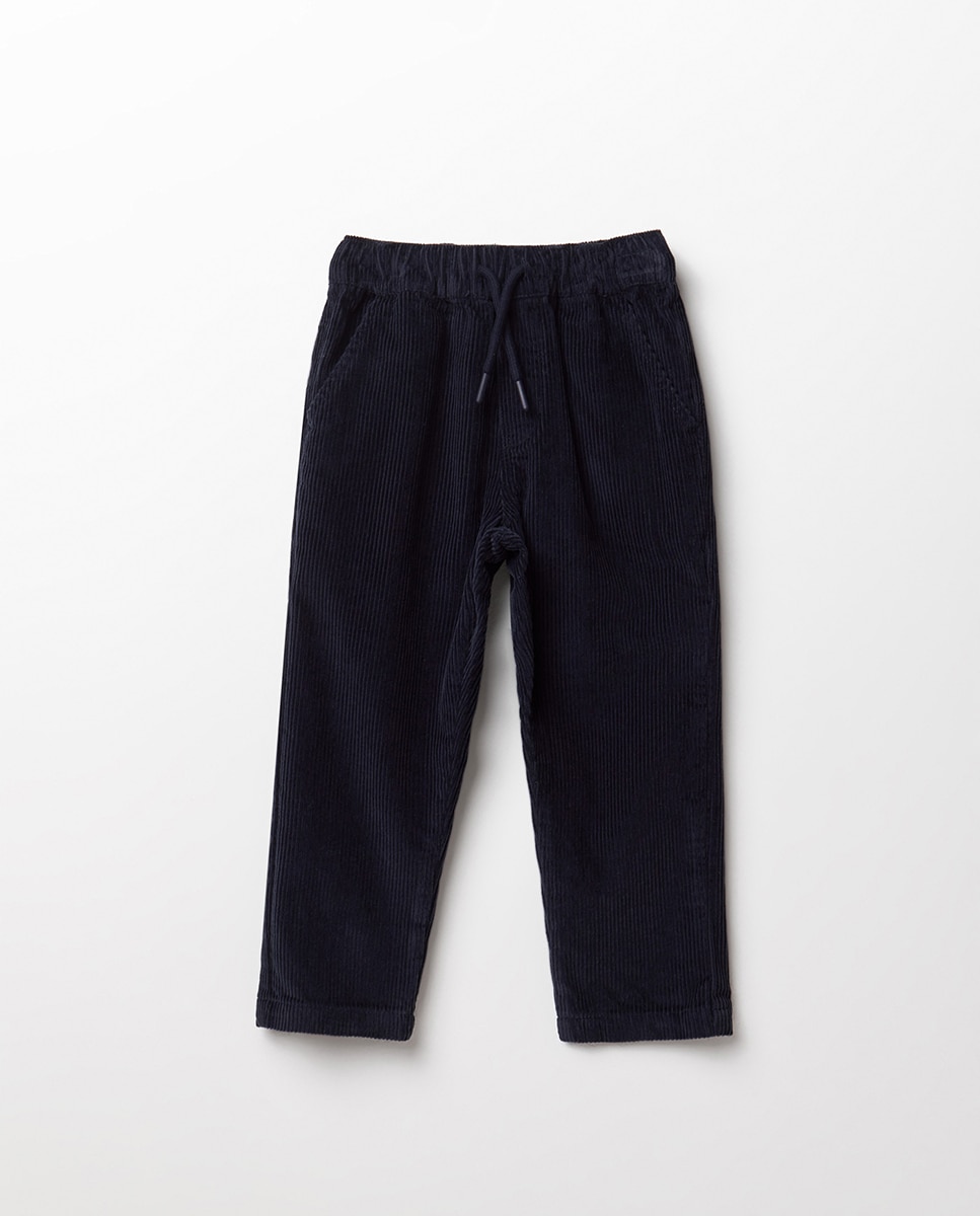 Imagen 0 de Pantalón pana gruesa Azul marino