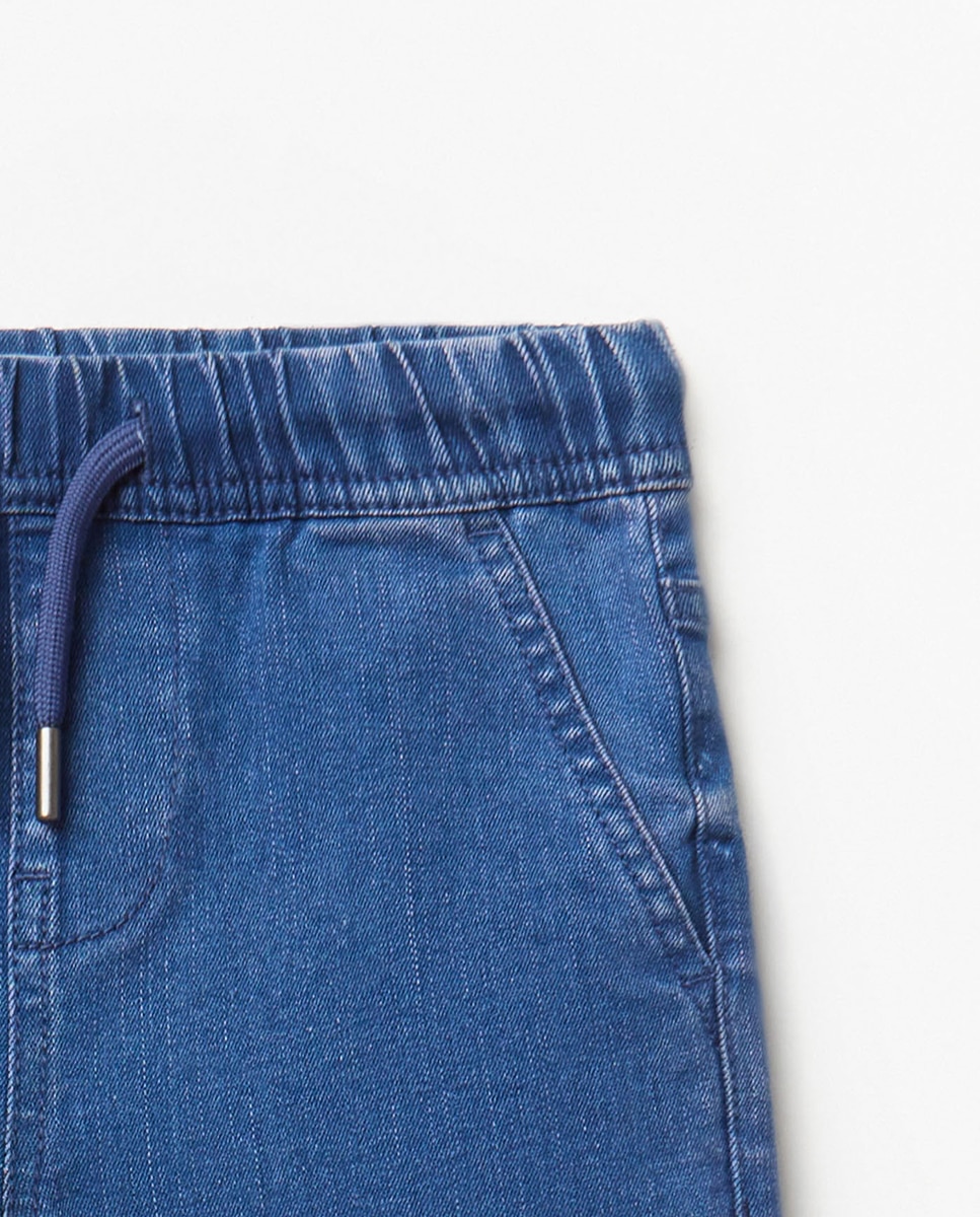 Jeans Jogger Sfera Azul-4