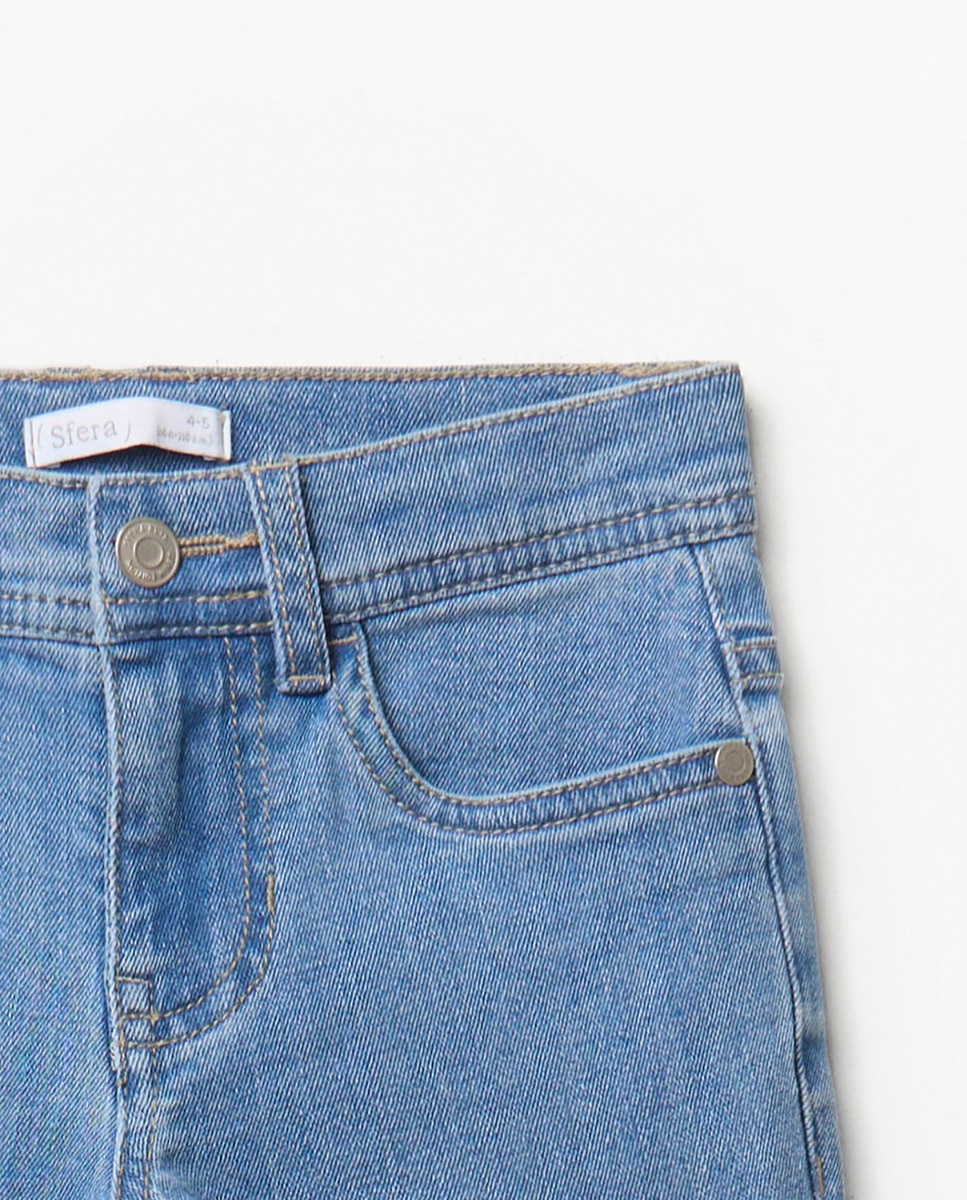 Jeans Básicas Sfera Azul-claro-2
