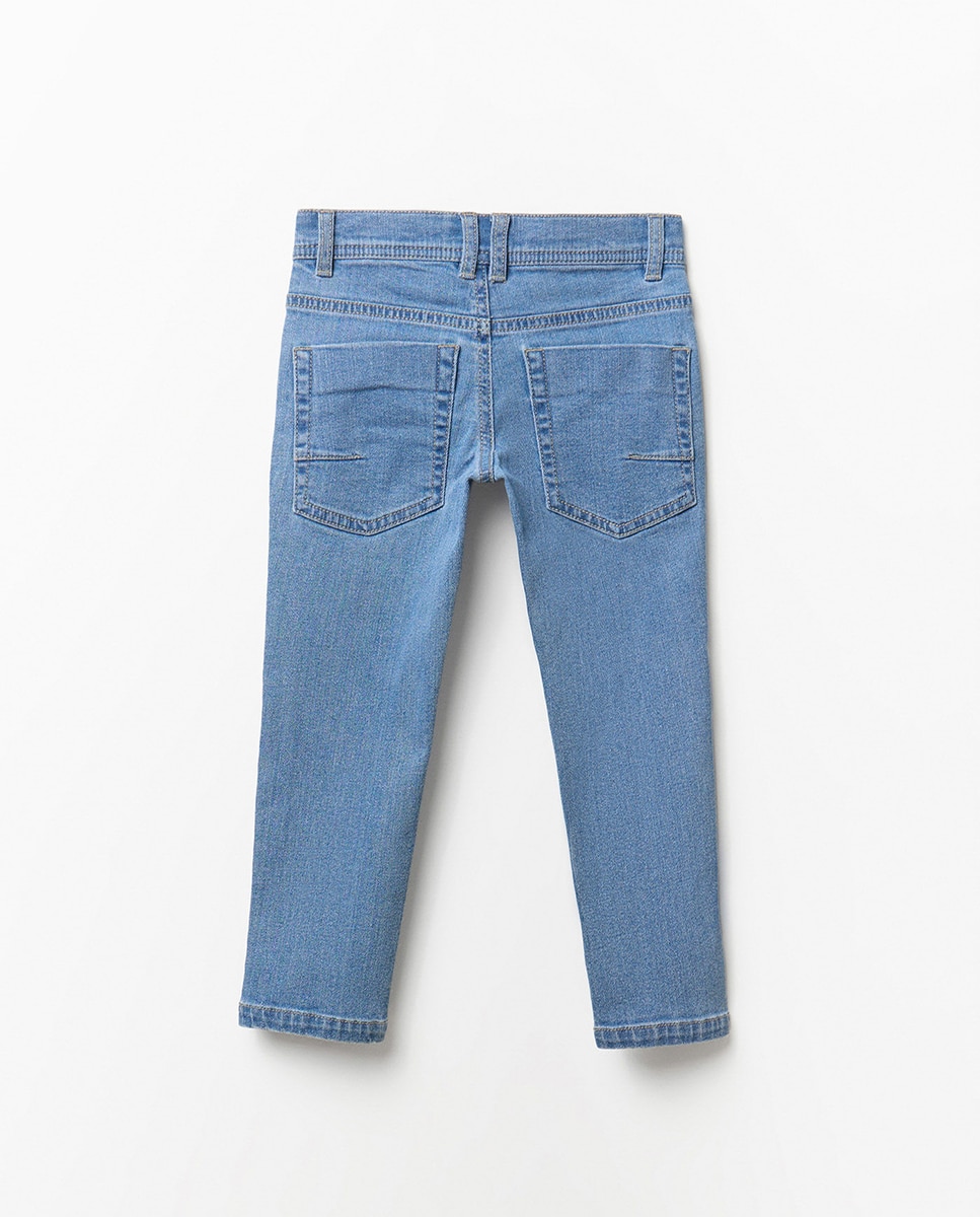 Jeans Básicas Sfera Azul-claro-3