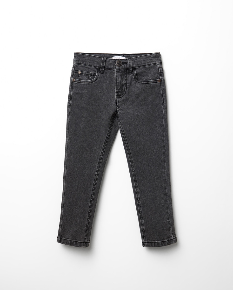 Denim básico 5 bolsillos - Sfera - Plomo Plomo-2
