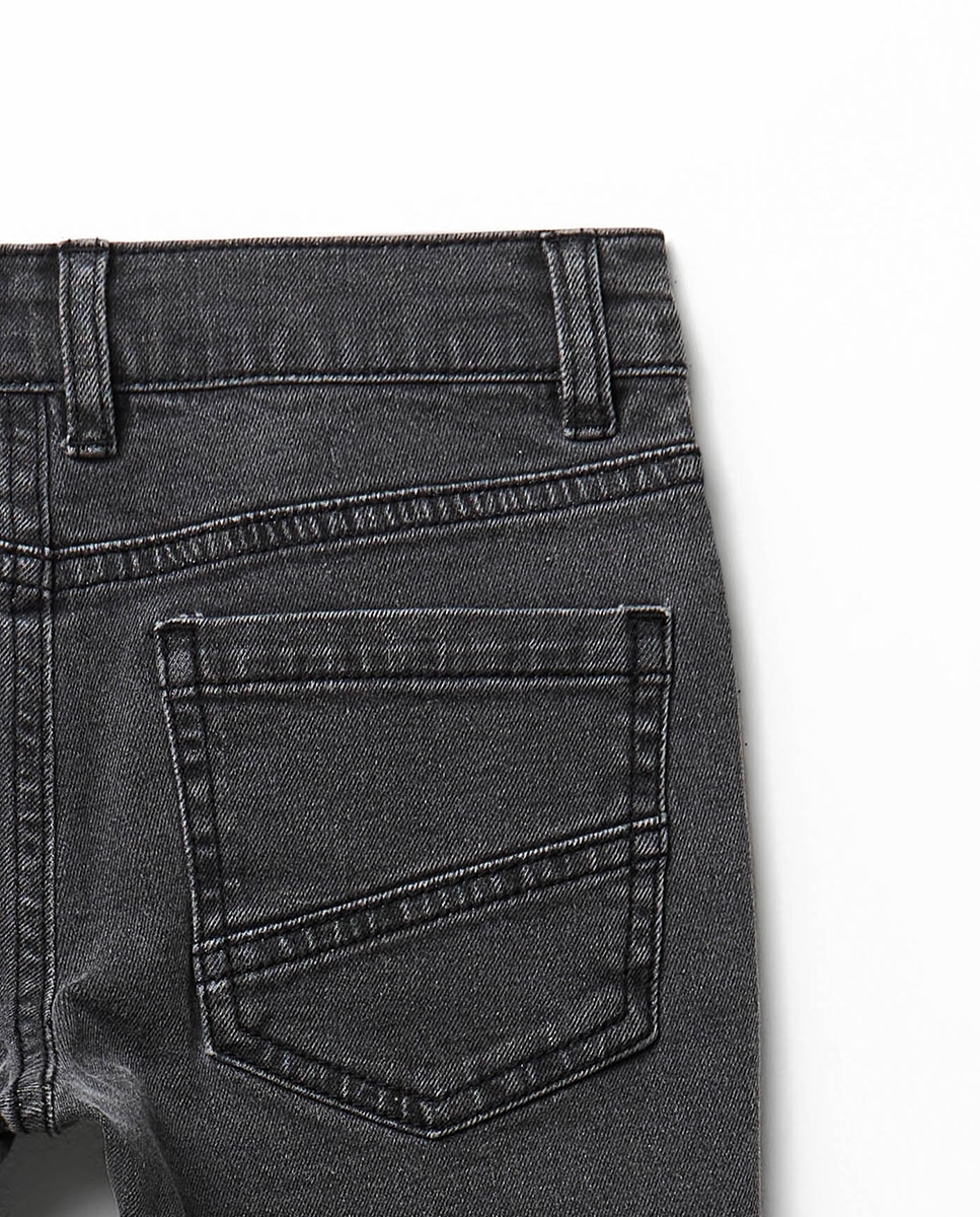 Denim básico 5 bolsillos - Sfera - Plomo Plomo-5