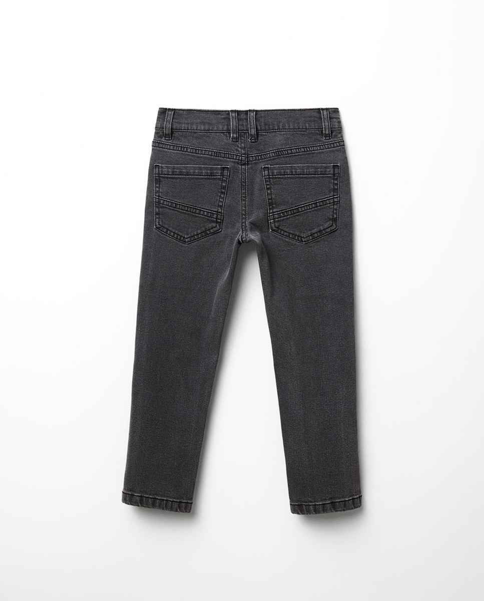 Denim básico 5 bolsillos - Sfera - Plomo Plomo-7
