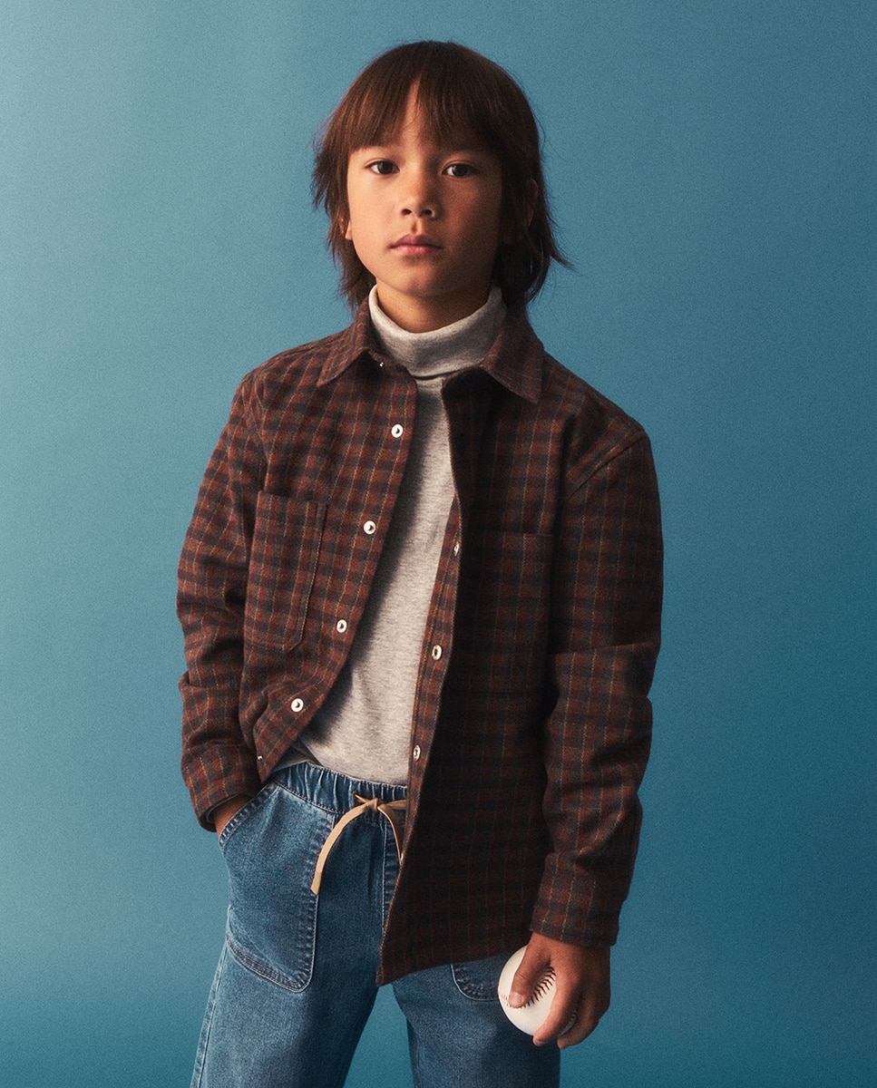 Denim cintura elástica - Sfera - Cerúleo Cerúleo-2