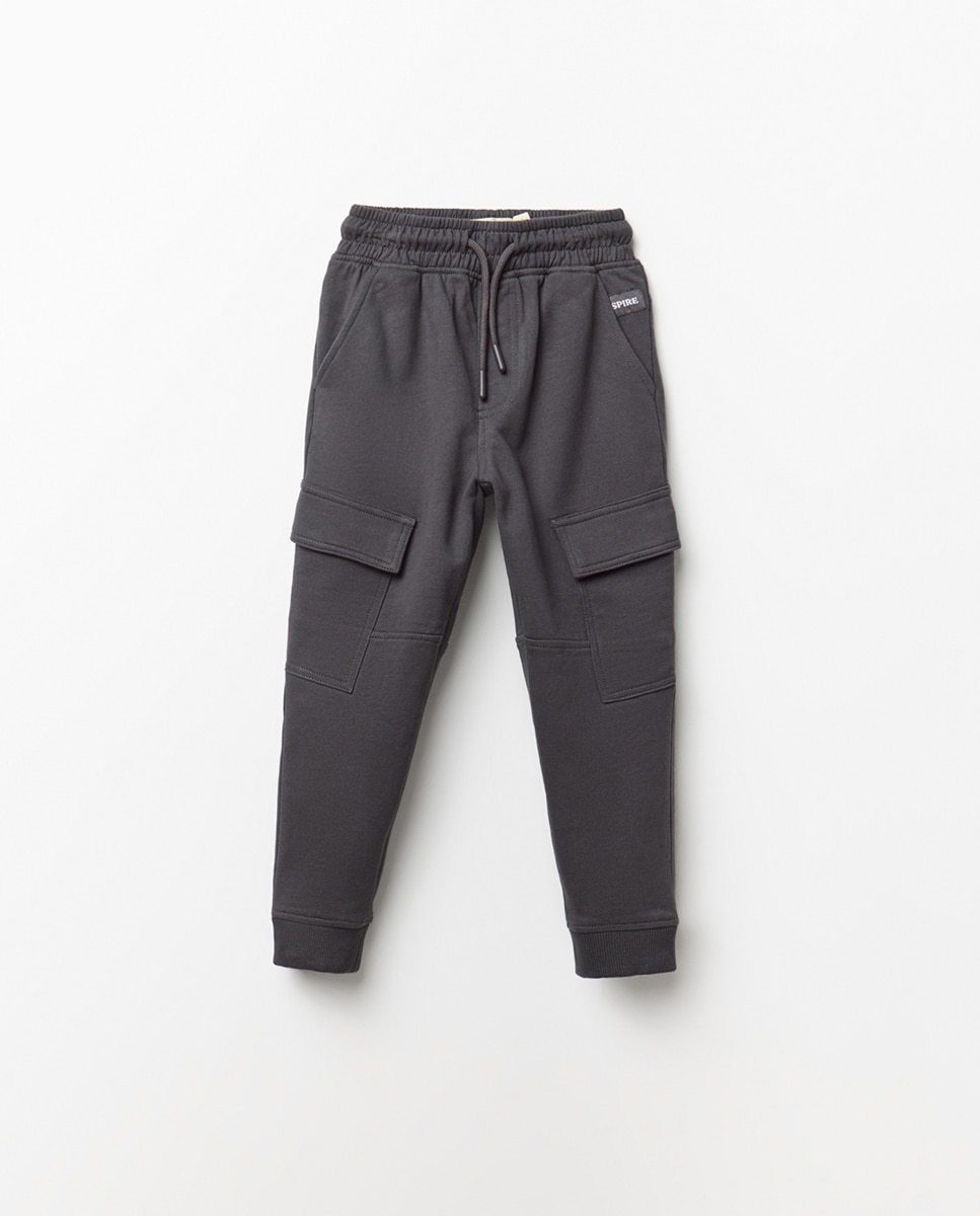 Pantalón jogger cargo - Sfera - Gris oscuro Gris oscuro-1