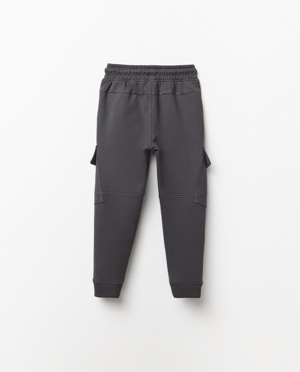 Pantalón jogger cargo - Sfera - Gris oscuro Gris oscuro-3