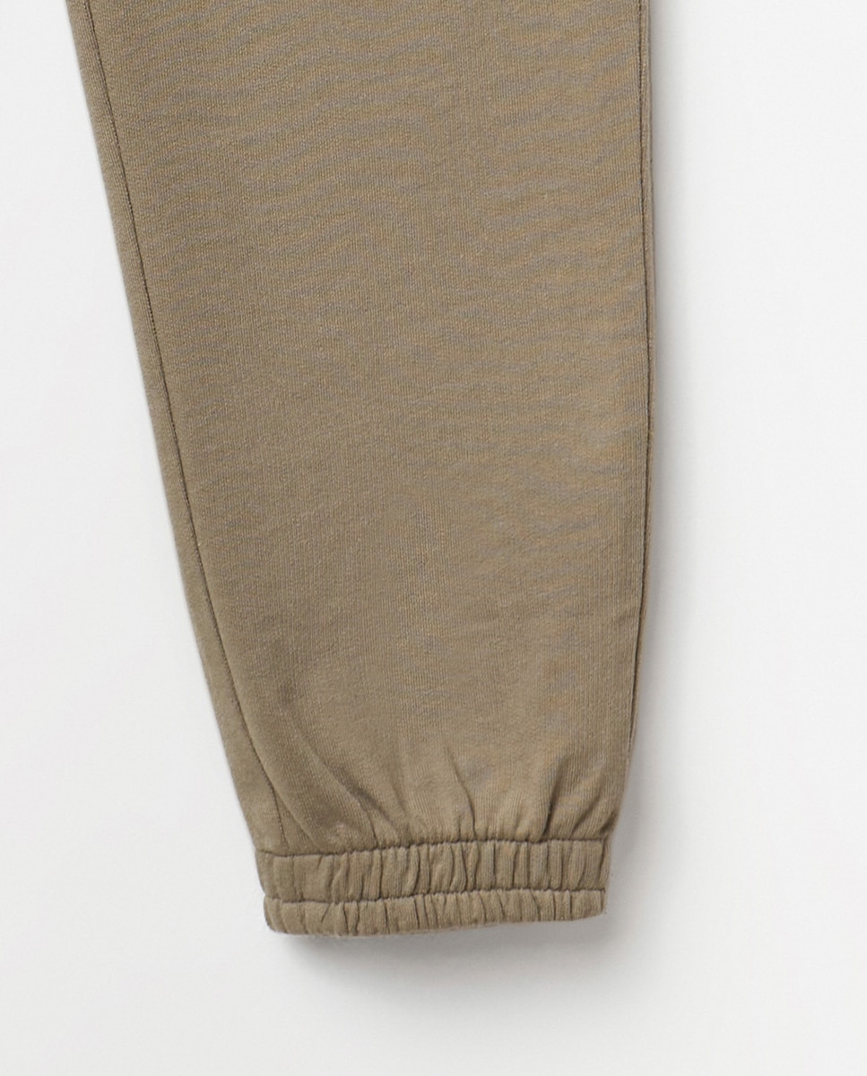 Calças Básicas Caqui-5