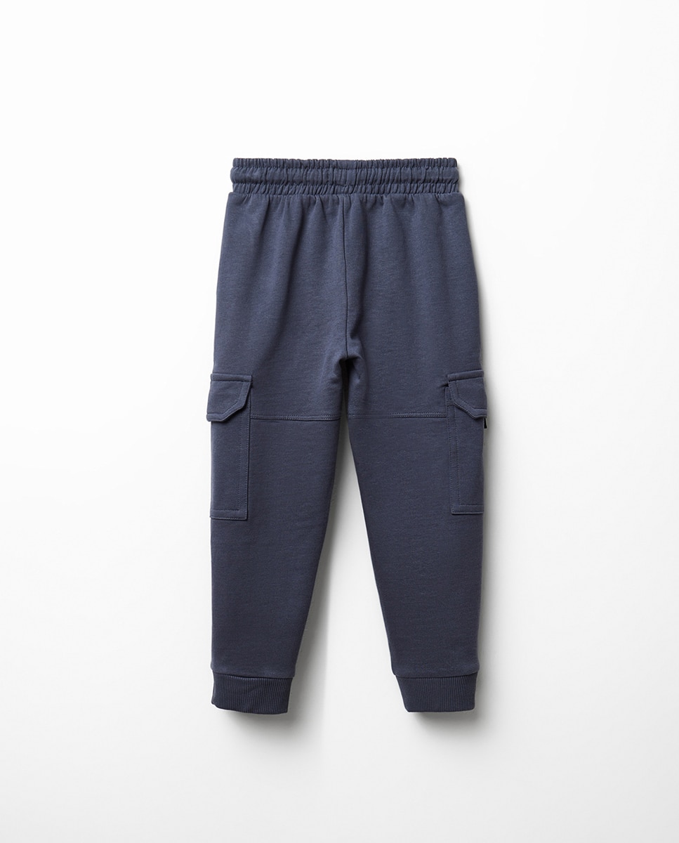 Joggers Cargo Sfera 430 Azul Escuro-4