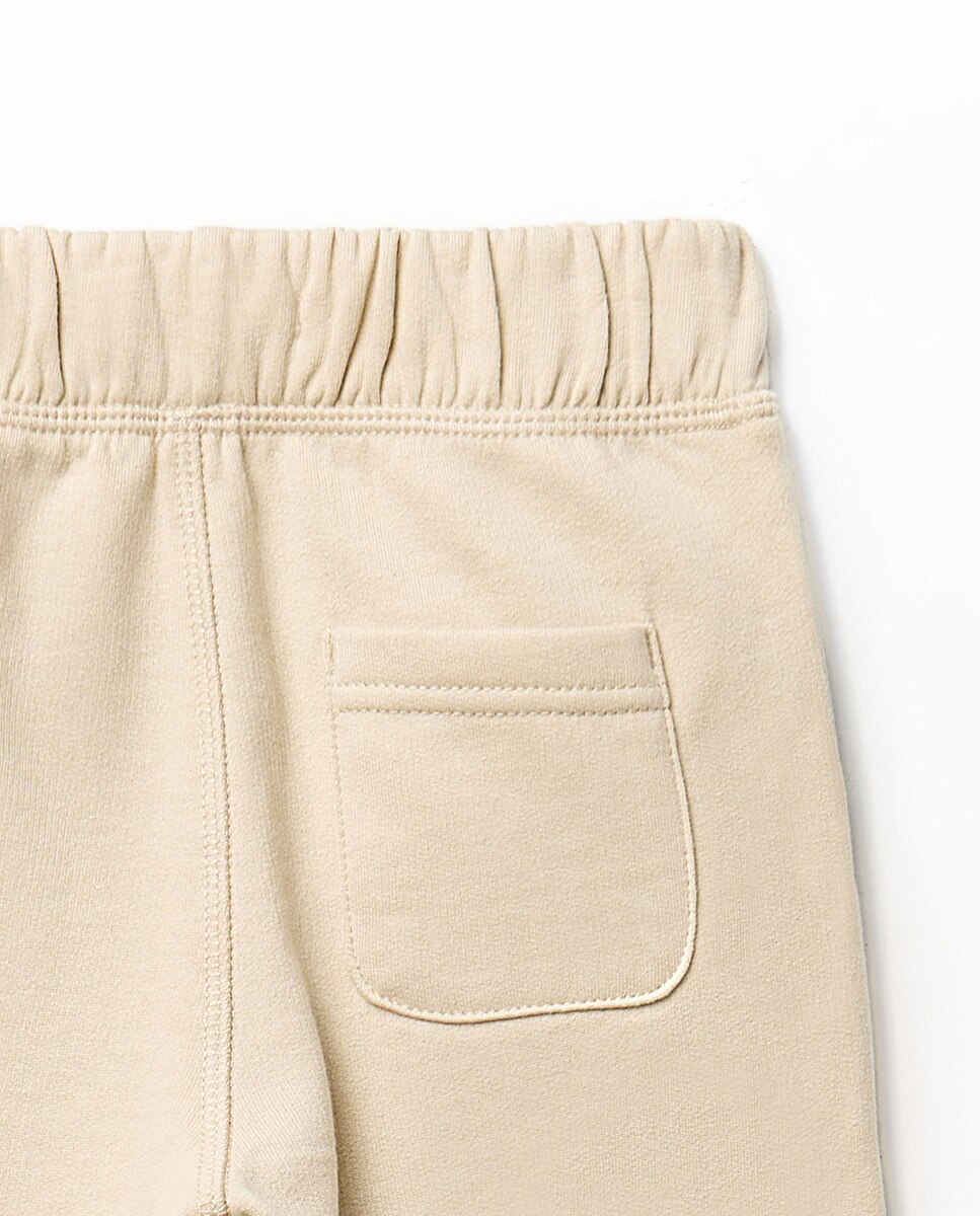 Pantalón felpa bolsillos - Sfera - Blanco roto Blanco roto-4