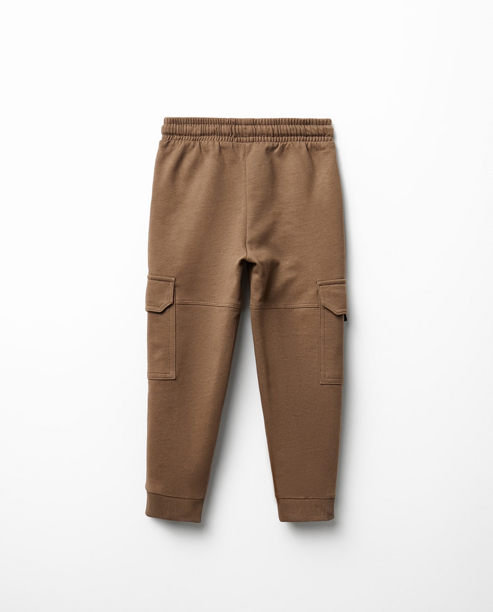 Joggers Cargo Sfera Castanho-4