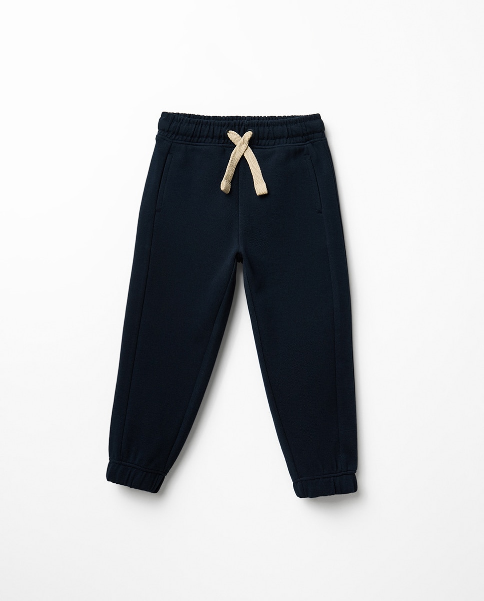 Imagen 1 de Pantalon felpa pique - Sfera - Azul marino Azul marino
