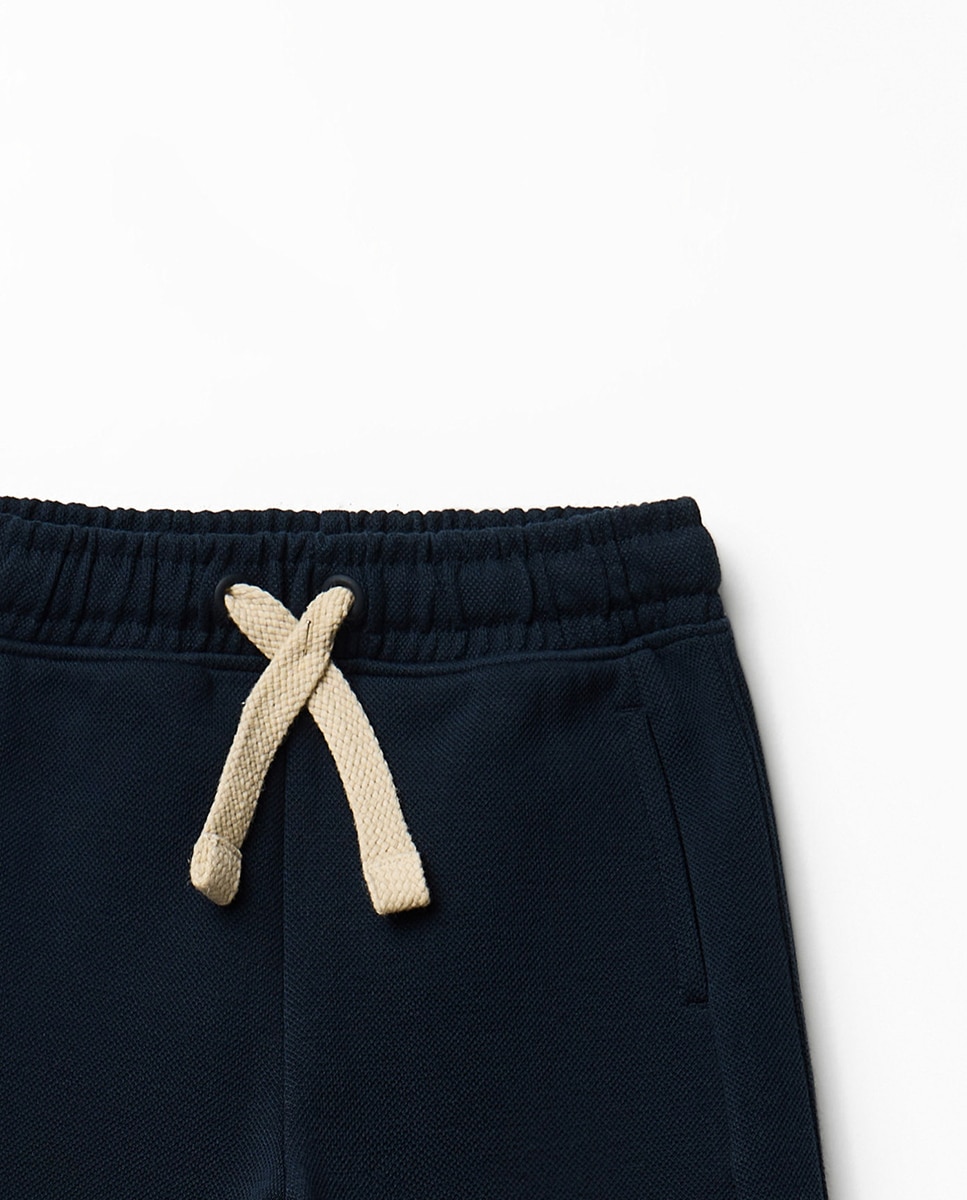 Imagen 2 de Pantalon felpa pique - Sfera - Azul marino Azul marino