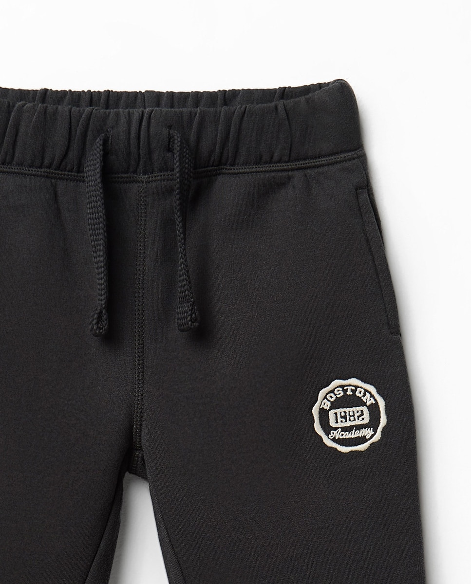 Pantalón felpa bolsillos - Sfera - 830 Antracita 830 Antracita-2