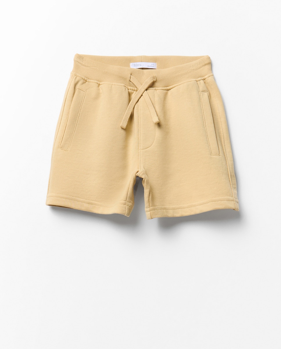 Bermudas Básicas Sfera Amarelo-2