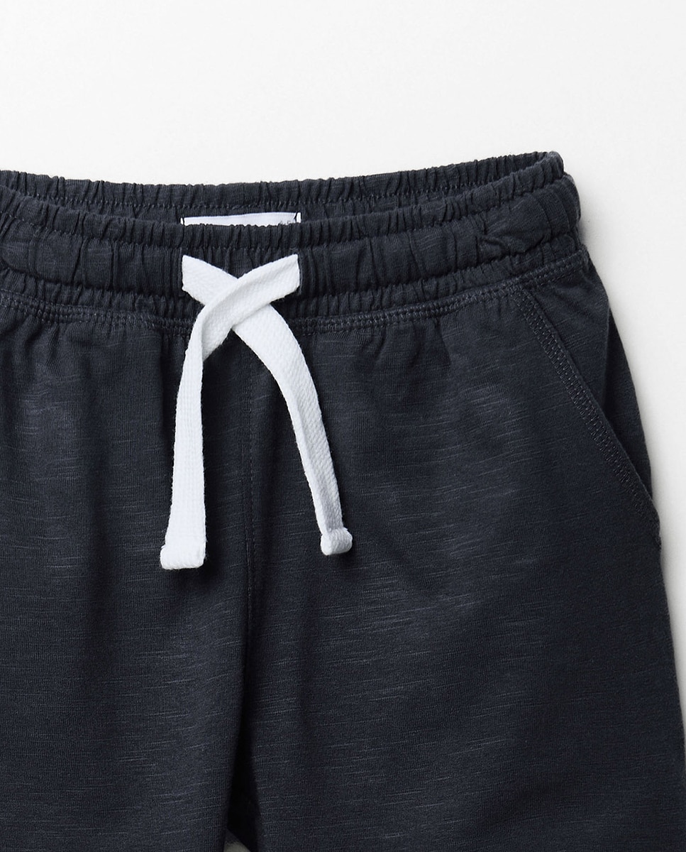 Bermudas de Algodão Sfera Cinzento-2