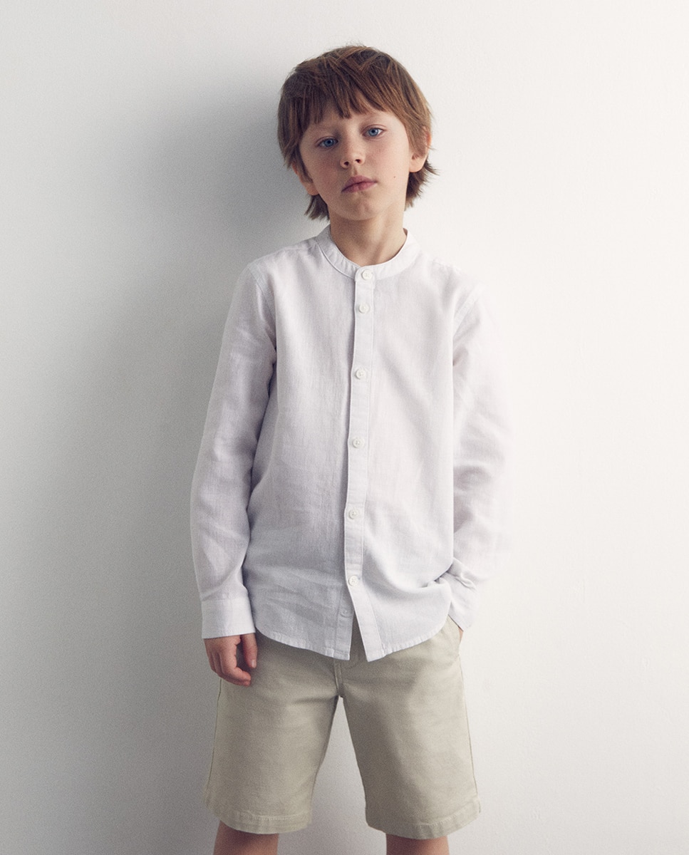 Imagem 0 de Camisa de Linho e Algodão