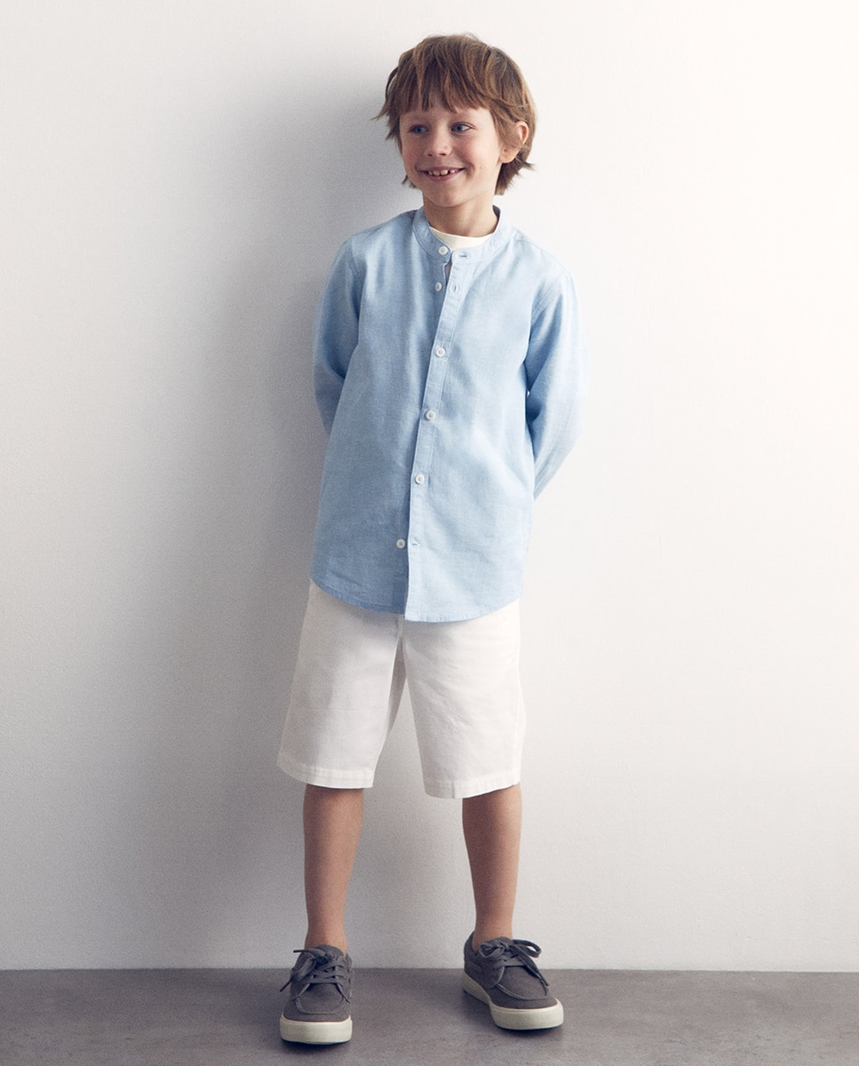 Imagem 0 de Camisa de Linho e Algodão