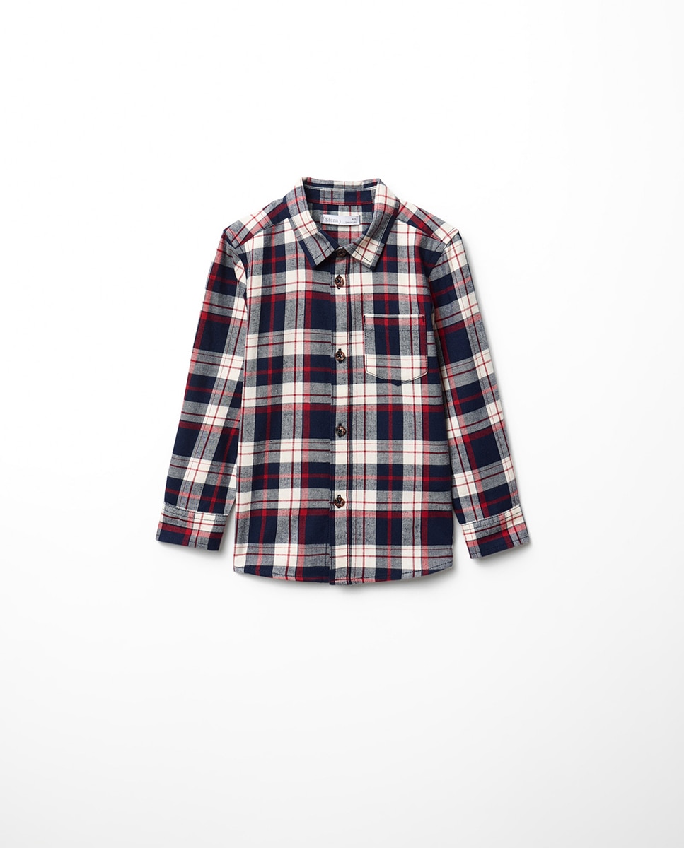 Imagen 0 de Camisa franela cuadros 600 Rojo