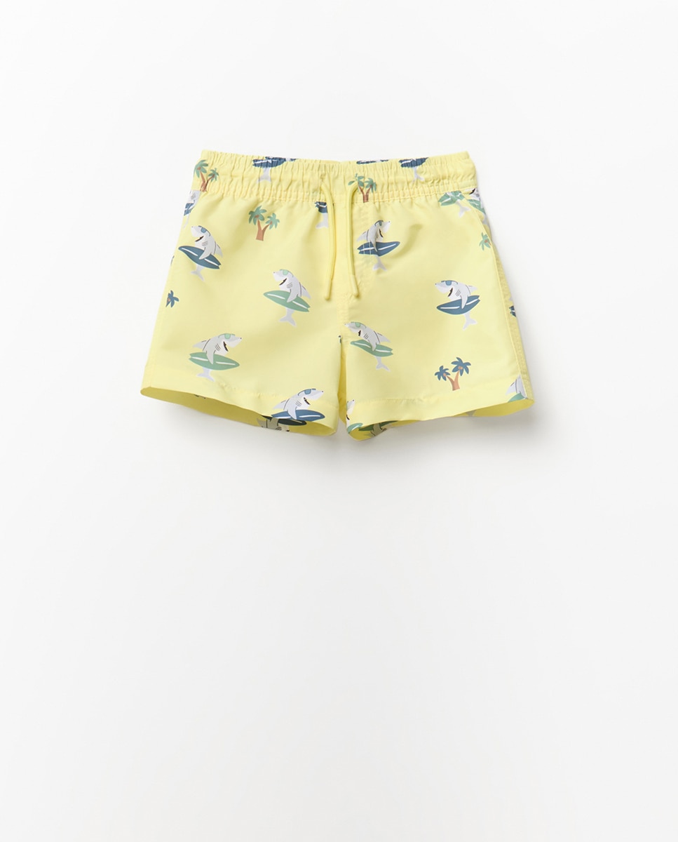 Calções de Banho Surfista Sfera Amarelo-5