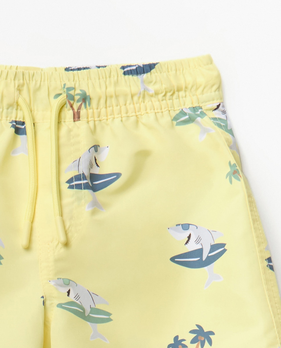 Calções de Banho Surfista Sfera Amarelo-6