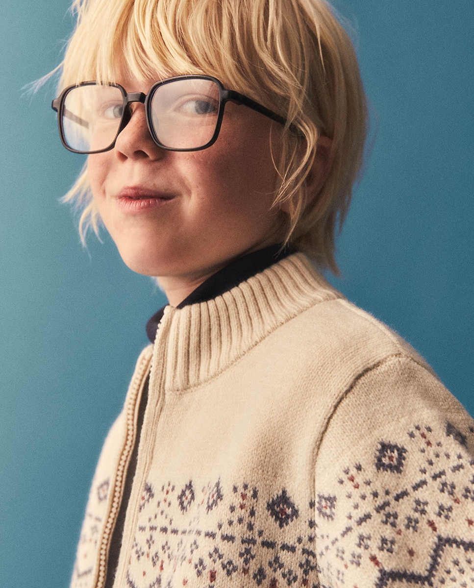 Chaqueta jaquard - Sfera - 120 Crudo 120 Crudo-2