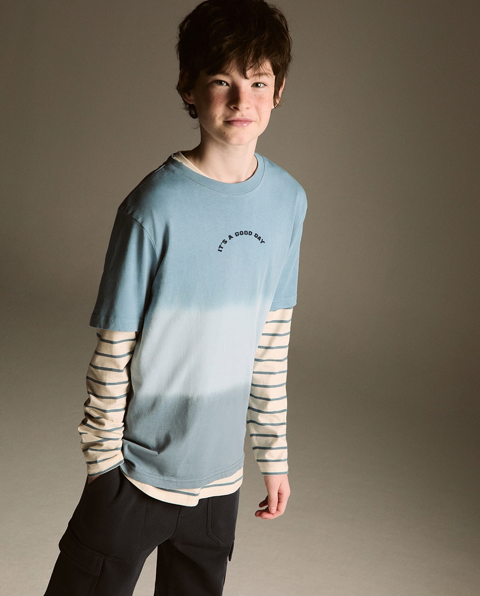 T-shirt Tie-Dye Azul-2