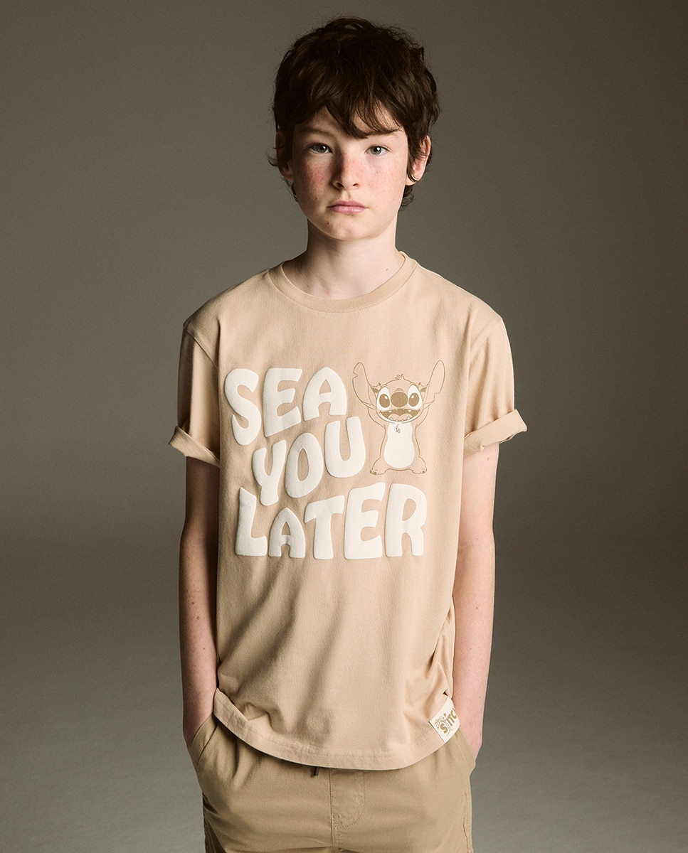 Imagem 0 de T-shirt com Estampado Stitch