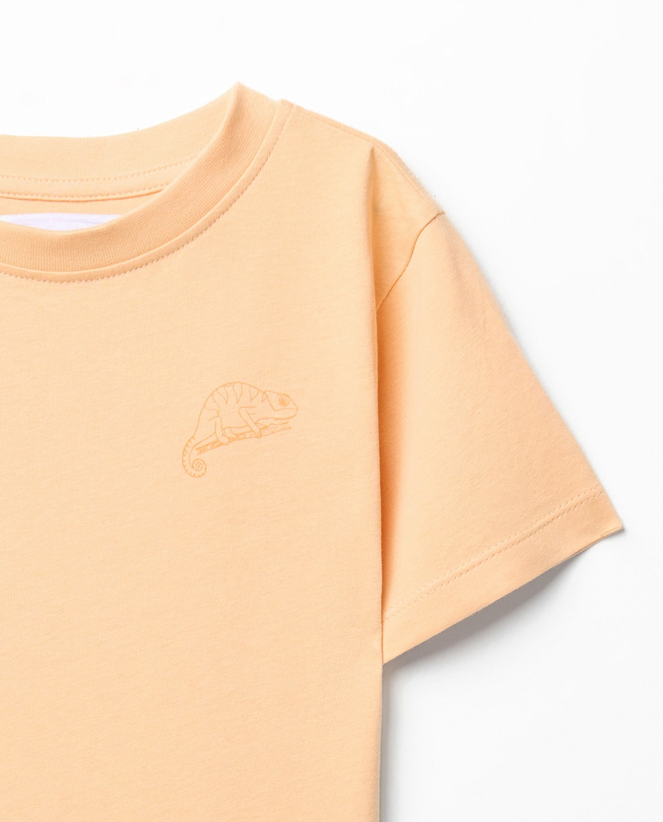 T-shirt básica lisa Sfera Laranja-2