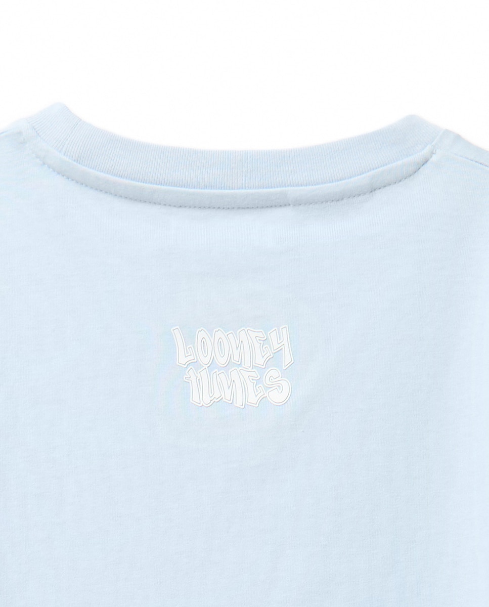 T-shirt Licença Tazmania Sfera Azul-claro-3