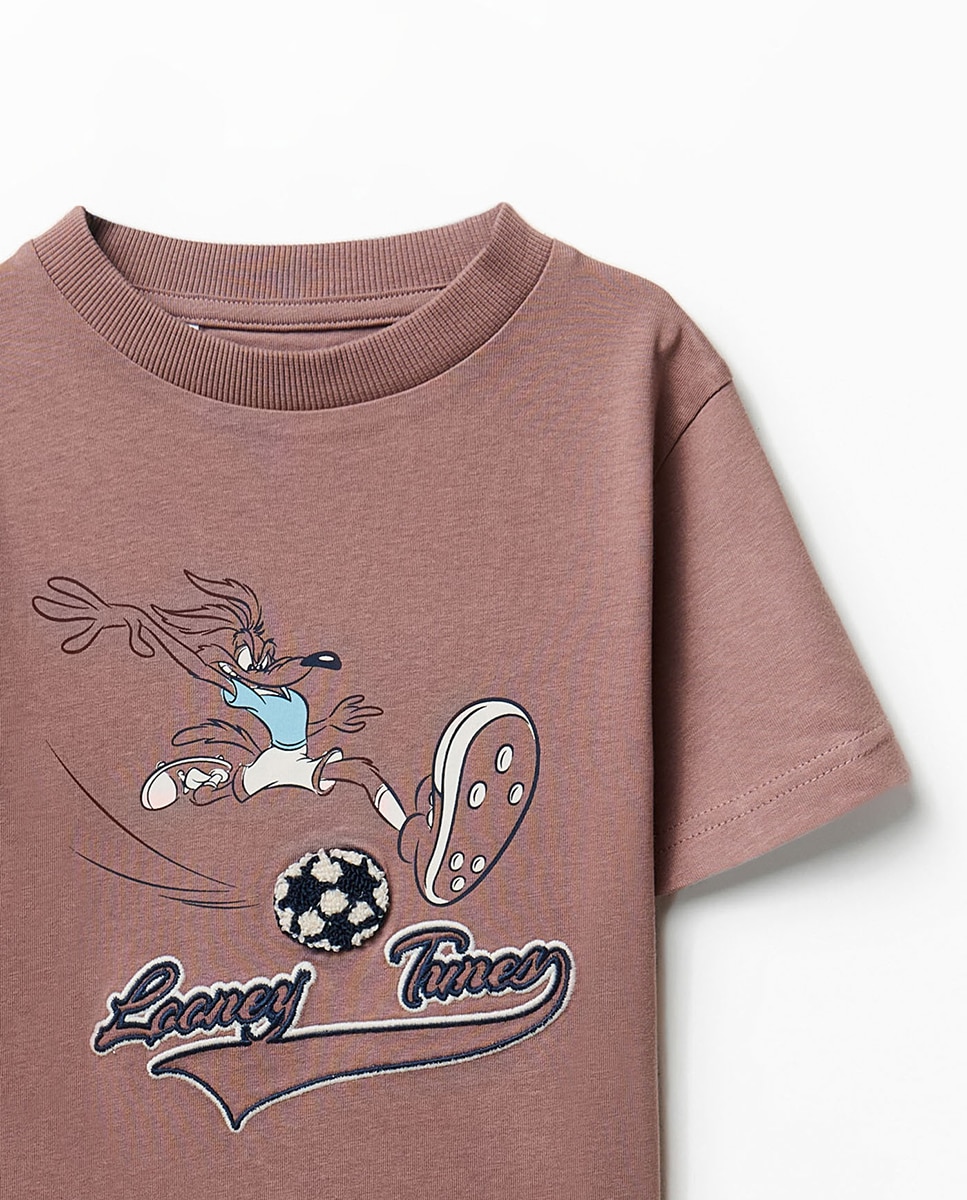 T-shirt Licença Looney Sfera Roxo-2