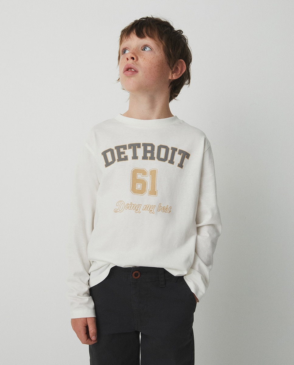 Imagen 0 de Camiseta estampada universitaria
